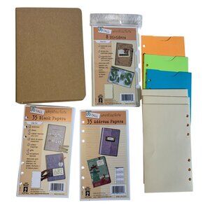 Hot Off the Press Tall Sara Binders Organizer Ring Binder Kit - New